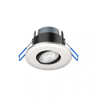 Image of Plus Tilt Fire Rated CCT Multi Wattage LED Downlight Insert Black Kosnic Mauna II