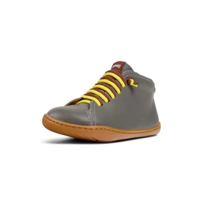 Image of Camper Casual laceups for kids, Size: 3.5, Mittelgrau Leather