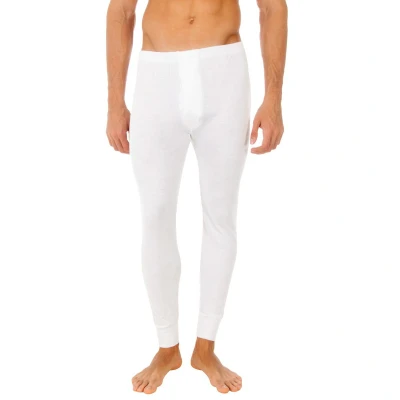 Image of Abanderado Mens Long inner pants for men, model 0878, with side opening. Total comfort and warmth. White Size X Large