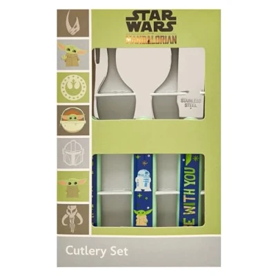 Image of Mandalorian May The Force Be with You 3 Piece Cutlery Set