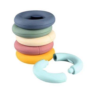 Image of Smoby Little Tubo Early Learning Toy Setting/Construction 12 Pieces From Months Made in France 140307
