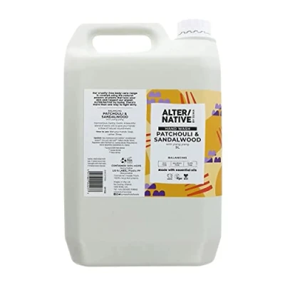 Image of Alter/Native Natural Plant Powered Cruelty Free Body Wash (Patchouli &amp; Sandalwood, 5 Litre)