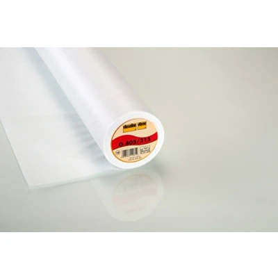 Image of Vilene G405 Medium Easy Fuse Ultrasoft Iron On Fusible Interfacing Interlining White per metre