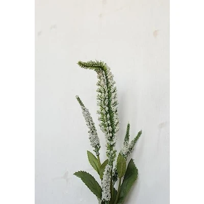 Image of Ferris Heart Slaone Luxury Artificial White Veronica Spray x 7 Heads 72cm tall