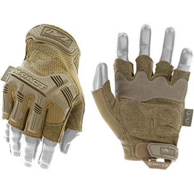 Image of Mechanix Wear M Pact Fingerless Coyote Gloves (Large, Brown) MFL 72 010
