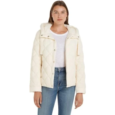Image of Tommy Hilfiger Women Down filled Jacket Classics Winter, White (Calico), L