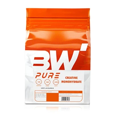 Image of Pure Creatine Monohydrate Powder Unflavoured 500g for Strength, Performance &amp; Recovery Bodybuilding Warehouse