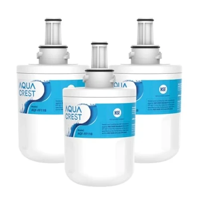 Image of Aqua CREST DA29 00003G Fridge Water Filter, Compatible with Samsung® Pure Plus 00003G, 00003B DA97 06317A DA61 00159A, HAFCU1/XAA, HAFIN2/EXP, WF289 (3)