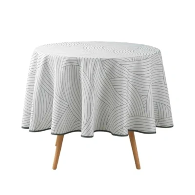 Image of Douceur d&#039;Intérieur, Round Tablecloth (Diameter 180 cm) Linea, Printed Polyester