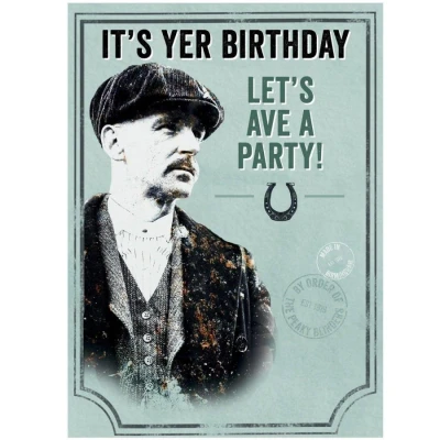 Image of Official Peaky Blinders General Birthday Card