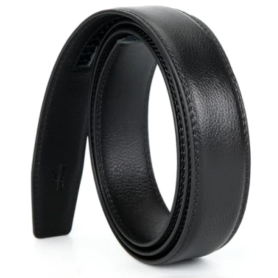 Image of Nelbons Men&#039;s Leather Ratchet Belt Strap Only 30mm,Leather without Buckle,replacement belt… (C1, Length 52&quot; UP TO Waist:44&#039;&#039;)