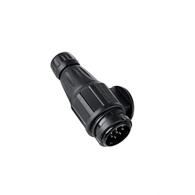 Image of BEIJISTAR 13 Pin Trailer Plug, 12V Waterproof Plug Connector, for Truck RV Cars Boat Caravan