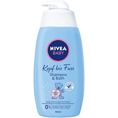 Image of Nivea Baby Shampoo &amp; Bath Shampoo, 500 ml