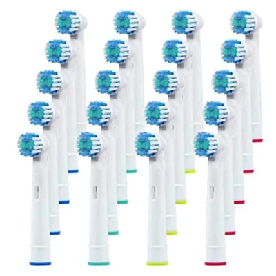 Image of KAV PLUS 20 Pcs Electric Toothbrush Heads Replacement Brush Compatible with Braun Oral B (20 Heads)
