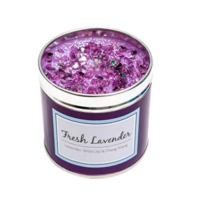 Image of Seriously Scented Fresh Lavender Candle with 50 hours burning time