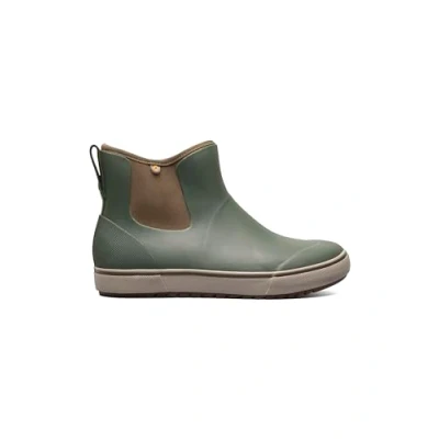 Image of BOGS Men&#039;s Kicker Rain Chelsea Neo Boot, Dark Green, 8 UK