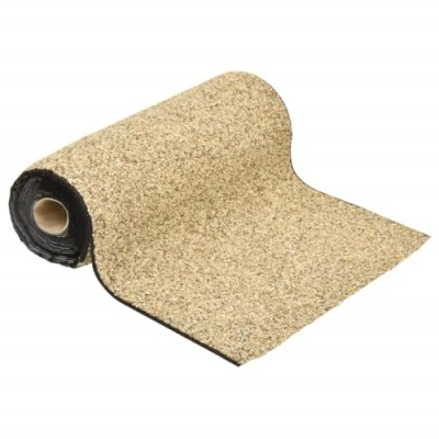Image of vidaXL Stone Liner Natural Sand 300x40 cm Nonwoven PP Fleece with Drinkwater Safe Glue for Garden Streams/Pond Lining