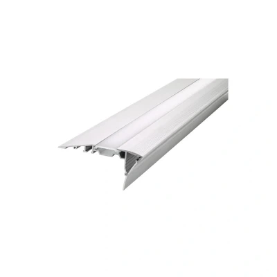 Image of Stair Surface Mount 1M Frosted Diffuser Profile Aluminium Rail Integral LED