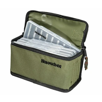Image of Snowbee Slimline Fly Box Kit Clear/Green, One Size