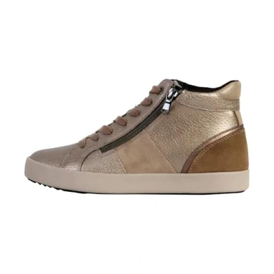 Image of Geox Women&#039;s D Blomiee Sneaker, Taupe, 4 UK