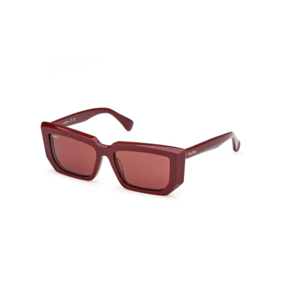 Image of Sunglasses Max mara Mm0126 col. 69s Donna Squadrata Bordeaux