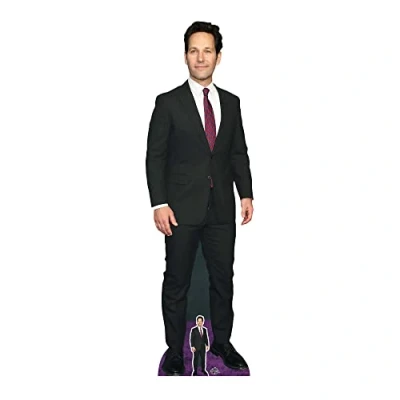 Image of STAR CUTOUTS CS937 Paul Rudd Lifesize Cutout with 1 x Free Mini Cardboard Cut Out, Multicolour