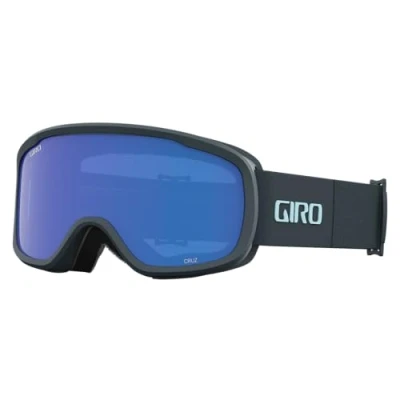 Image of Giro Cruz Ski Goggles Snowboard for Men, Women and Youth Dark Shark Streaker Strap with Grey Cobalt Lens