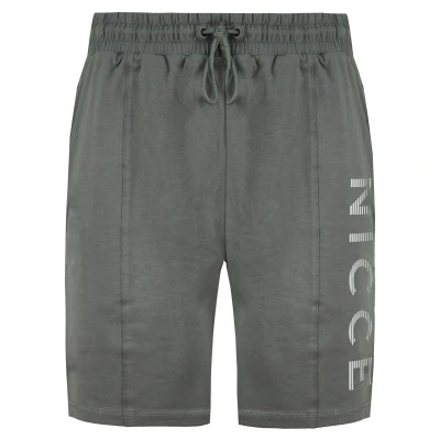 Image of Nicce Stretch Waist Grey Mens Reflective Sprint Jog Shorts 211 1 06 01 0329