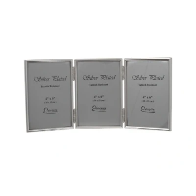 Image of Evergreen Frame, Silver Plated, 4x6 Portrait [10x15cm]