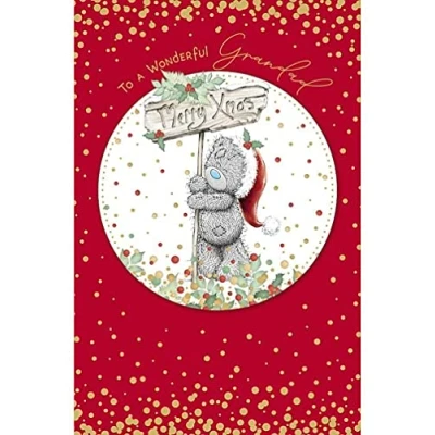 Image of Me To You Bear Wonderful Grandad Christmas Card