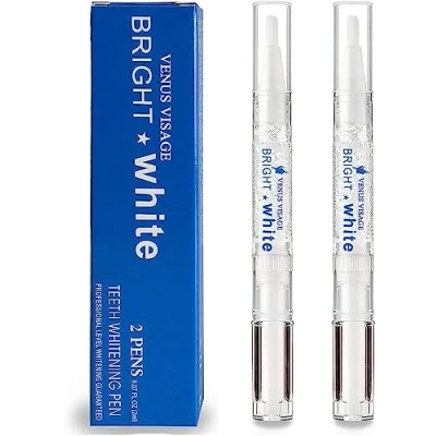 Image of Venus Visage Teeth whitening Kit: Award Winning Gel, 2 Pens, 20+ Uses Professional Formula, Overnight Whitening, Mint Best Tooth kit and No Sensitivity (Mint)