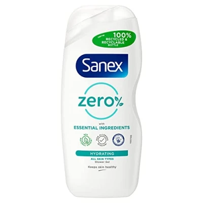 Image of Sanex Zero% Hydrating Shower Gel for All Skin Types 225ml