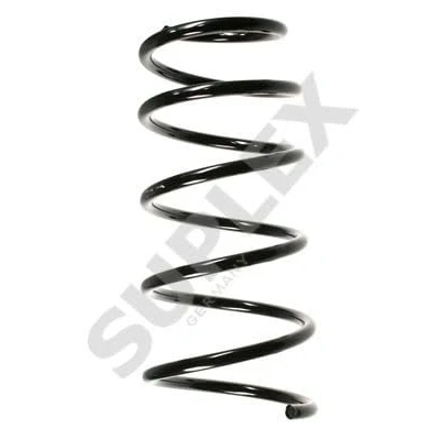 Image of 7700840271 Coil spring SUPLEX 27130 Front Axle with constant wire diameter white, yellow