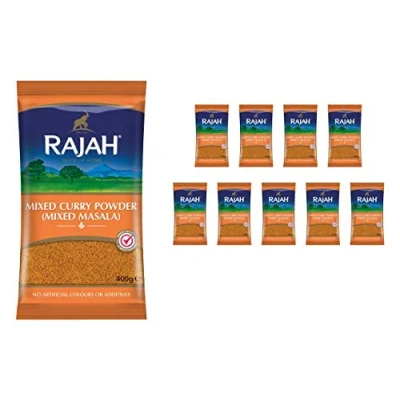 Image of Rajah Spices Mixed Curry Powder Masala (400g (Pack of 10))