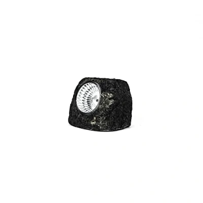 Image of Status Uluru Small Rock 1 x LED Solar Dark Grey, 3 Pack