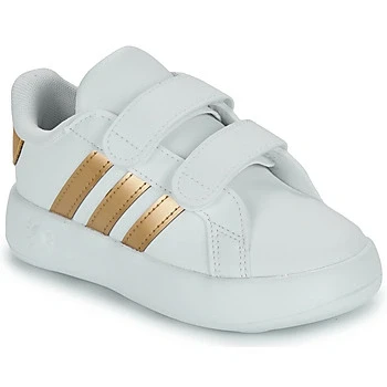 Image of adidas GRAND COURT 2.0 CF I girls&#039;s Children&#039;s Shoes (Trainers) in White