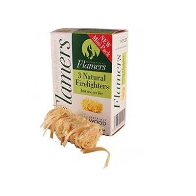 Image of Flamers Natural Firelighters 3pk Mini
