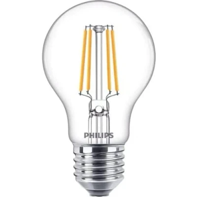 Image of Philips LED Classic A60 Light Bulb 2 Pack [E27 Edison Screw] 4.3 40W Equivalent, Warm White (2700K), Non Dimmable