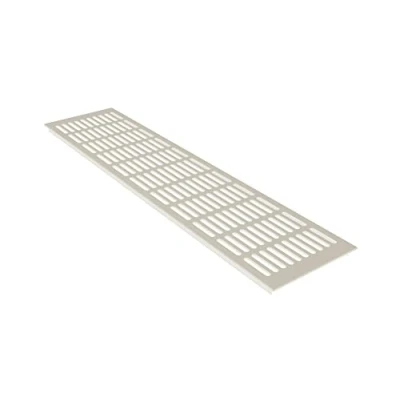 Image of Ventilation Grill Aluminium White Powder Coated Height 130mm x 1000 mm
