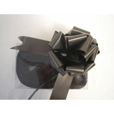 Image of Eleganza Black 50mm Waterproof Poly Pull Bow (Pack of 20)