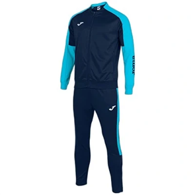Image of Joma Men&#039;s Eco Championship Tracksuit, Neon Turquoise Navy, XXL