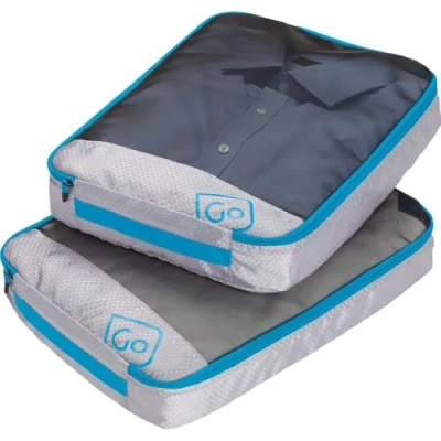 Image of Go Travel Clothes/Garment Suitcase Packing Cubes Large Capacity, Lightweight and Breathable 2 Piece Set (Ref 285.101)