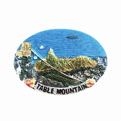 Image of South Africa 3D Table Mountain Refrigerator Magnet Resin Travel Souvenirs,Handmade Home &amp; Kitchen Decoration Cape Town Fridge Collection Gift