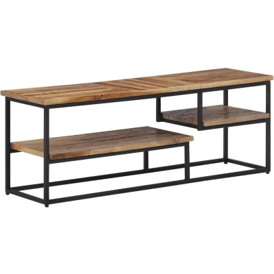 Image of vidaXL TV Cabinet 110x30x39 cm Solid Reclaimed Teak