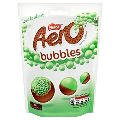 Image of Aero Bubbles Mint Chocolate Pouch 113g Pack of 2