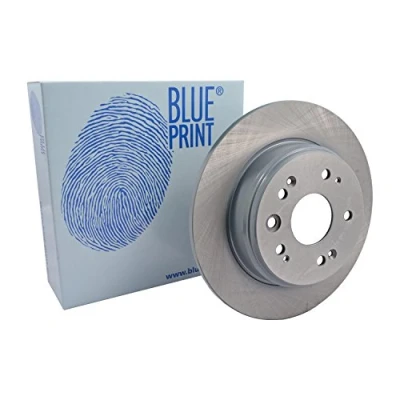 Image of 42510S9A000, 42510S9AN00, 42510SCAE00, 42510SMCN00, 42510SMCN01 Brake disc BLUE PRINT ADH24387 Rear Axle 282mm 9mm 5 Hole 114mm solid Coated