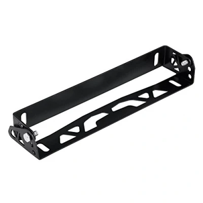 Image of For Number Plate Holder Ebtools Car License Frame,Universal Styling Aluminum Frame Adjustable Racing (Black)