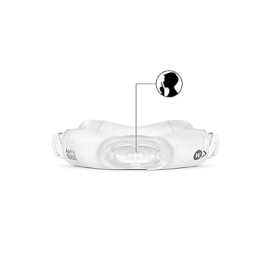 Image of Resmed cushion N30i Wide Quiet, new QuietAir ventilation technology and softer silicone for the AirFit nose support
