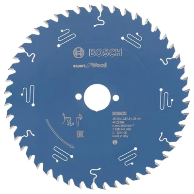 Image of Bosch Professional Circular Saw Blade &#039;Expert for Wood&#039; (for Wood, Ø 210 x 30 2,4 mm, 48 Teeth, Accessories Saws)