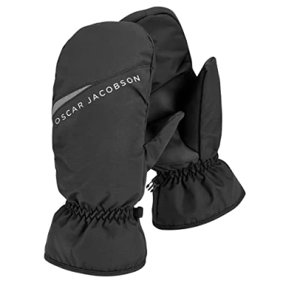 Image of Oscar Jacobson Mens Winter Mitts Gloves Black One Size